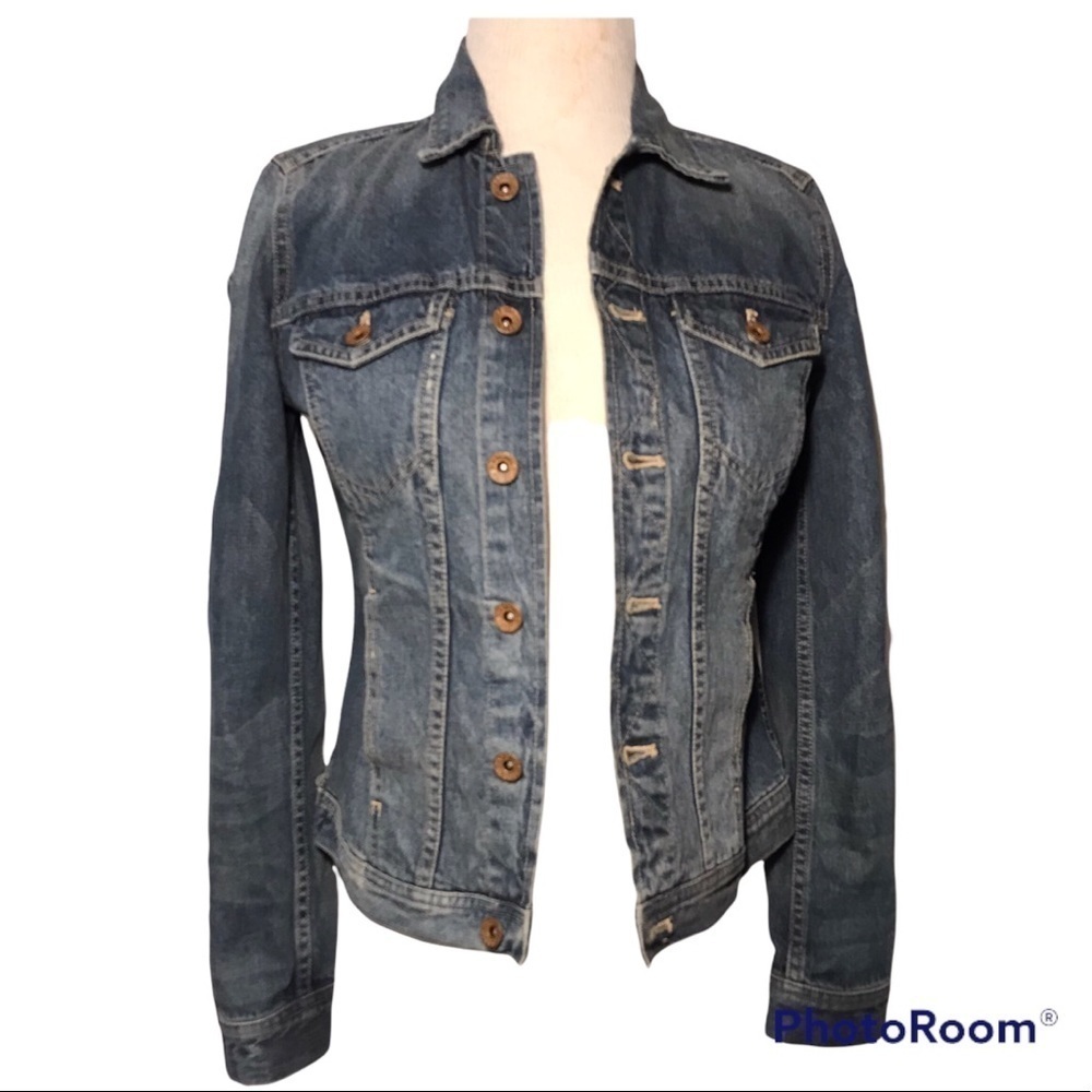 Madewell Denim Jacket Blue Jean Jacket Button Up Woman’s Size X Small